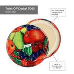 75er Set Marmeladenglas Vaso Orcio 212ml + To63 Deckel Obst_Bild_6