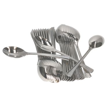 25er Set Reflections Löffel Kunststoff silber _Bild_1