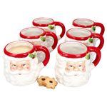 6er Set Kaffeebecher Santa Claus 450ml - 24306351_Bild_1