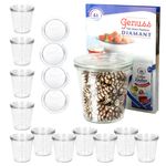 1/5L Gläser mit 12 Glasdeckeln inkl. Gelierzauber Rezeptheft von Diamantzucker_Bild_4