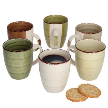 6er Set Kaffeebecher Nature 300ml_Bild_1
