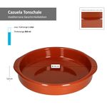 12er Set Cazuela Tonschale Bernd mit Griffen 24cm XL - 99504_Bild_4