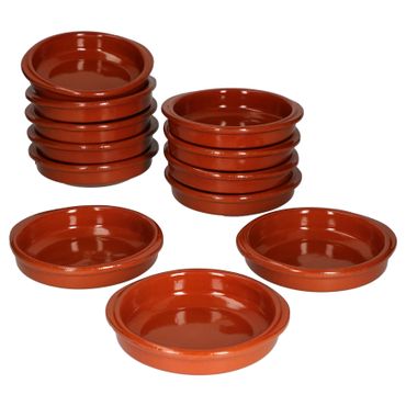 12er Set Cazuela Tonschale Bernd mit Griffen 12cm S - 99510_Bild_1