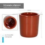 6er Set Schnapsbecher 50ml Tonbecher - 12970_Bild_5