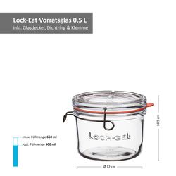 Bormioli-Luigi-Lock-Eat-Vorratsglaeser-0-5L-Bemassung.jpg 75L - 12159/01 + 12160/01_Bild_6