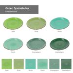 18tlg. Tellerset Green für 6 Personen in verschiedenen Grün-Tönen_Bild_2