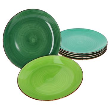 6er Set Essteller flach Green_Bild_1