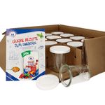 12er Set Weck Gläser 160ml Sturzgläser mit 12 Frischhaltedeckeln inkl. Gelierzauber Rezeptheft von Diamantzucker FÜR KÜCHENMASCHINE_Bild_6