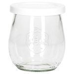 12er Set Weck Gläser 220 ml Tulpengläser mit 12 Frischhaltedeckeln inkl. Gelierzauber Rezeptheft von Diamantzucker FÜR KÜCHENMASCHINE_Bild_1