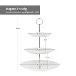 Etagere Porzellan weiß Rund - 24302284_Bild_5