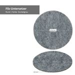 12er Set Untersetzer Filz Rund 10cm - 22280774_Bild_6