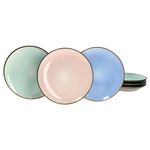 6er Set Kuchen-/ Dessertteller 19cm reactive glaze - 24301812_Bild_1