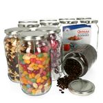 12er Set Rundglas 1062 ml To 82 Silberner Deckel incl. Diamant Gelierzauber Rezeptheft_Bild_1