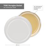 6er Set Rundglas 720 ml To 82 weißer Deckel incl. Diamant Gelierzauber Rezeptheft_Bild_4