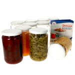 12er Set Rundglas 720 ml To 82 weißer Deckel incl. Diamant Gelierzauber Rezeptheft_Bild_1