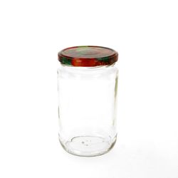 720ObstSingle.jpg 6er Set Rundglas 720 ml To 82 Obst Dekor Deckel incl. Diamant Gelierzauber Rezeptheft_Bild_2