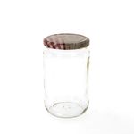 6er Set Rundglas 720 ml To 82 Holz Herz rot Deckel incl. Diamant Gelierzauber Rezeptheft_Bild_2