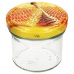 25er Set Sturzglas 125 ml Carino To 66 Deckel mit Honigwabe incl. Diamant Gelierzauber Rezeptheft_Bild_4