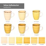 6er Set Kaffeebecher Yellow_Bild_4
