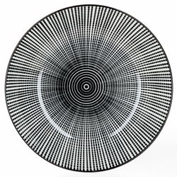 24327224-Hit-Nagano-Suppenteller-Einzeln-Draufsicht.jpg 18tlg. Tellerset Nagano schwarz / weiß für 6 Personen_Bild_4