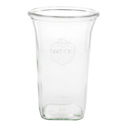 WECK-Quadro-Glas-795ml-Einzeln-ohne-Deckel.jpg 9er Set Weck Quentin 795 ml + 9 Glasdeckel mit Rezeptheft_Bild_2