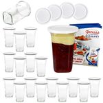 18er Set Weck Quentin 795 ml + 18 Frischhaltedeckel mit Rezeptheft_Bild_1