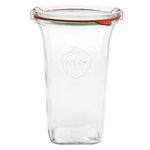 6er Set Weck Quentin 795 ml + 6 Glasdeckeldeckel + 6 Einkochringe + 12 Klammern mit Rezeptheft_Bild_2
