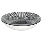 6er Set Suppenteller Taipei Weiß mit schwarzen Linien_Bild_3