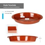 4er Set Ovale Auflaufform Boris Ton 32x18cm M 99519_Bild_5