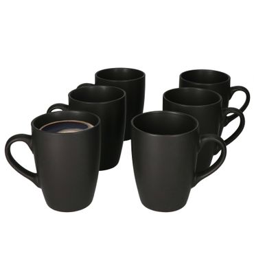 6er Set Kaffeebecher Lampart Nero schwarz 340ml_Bild_1