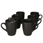 6er Set Kaffeebecher Lampart Nero schwarz 340ml_Bild_1