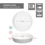 6er Set Crème Brûlée-Förmchen Emilia rosa mint grau Schälchen - 24320112_Bild_7