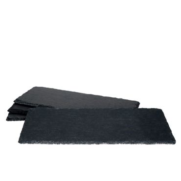 4er Set Schieferplatte 11x30cm Schwarz - 23464632_Bild_1