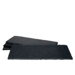 4er Set Schieferplatte 11x30cm Schwarz - 23464632_Bild_1