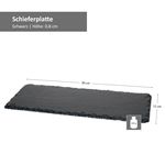 4er Set Schieferplatte 11x30cm Schwarz - 23464632_Bild_5