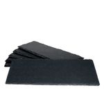 6er Set Schieferplatte 11x30cm Schwarz - 23464632_Bild_2