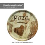 3er Set Pizzateller 33cm Flour 1x Olive + 1x Salami + 1x Lieblingspizza_Bild_5
