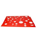 2er Set Tischset rot mit weißen Punkten 45 x 32 cm_Bild_1