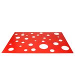 6er Set Tischset rot mit weißen Punkten 45 x 32 cm_Bild_3