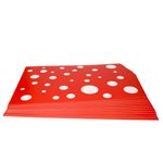 12er Set Tischset rot mit weißen Punkten 45 x 32 cm_Bild_2