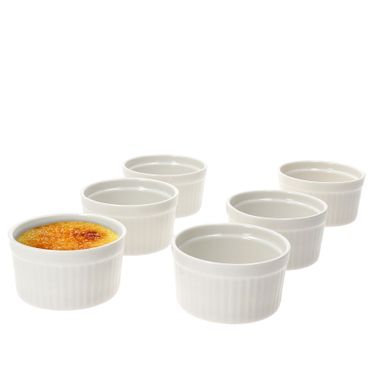 6er Set Creme Brulee Schale Bianca 9x5cm weiß - 24302126_Bild_1