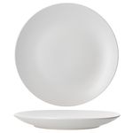 6er Set Essteller flach 27cm White Biata Steingut_Bild_4