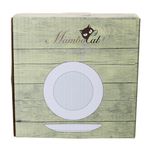 6er Set Dessertteller 21cm White Biata Steingut_Bild_6