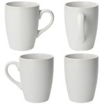 6er Set Kaffeebecher 340ml White Biata Steingut - 24304304_Bild_4