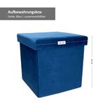 Aufbewahrungsbox Alfred 32x32cm Blau_Bild_5