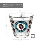 6er Set Espressotasse 80ml Cremona Blau 6 cm - Ritzenhoff 0806205_Bild_5
