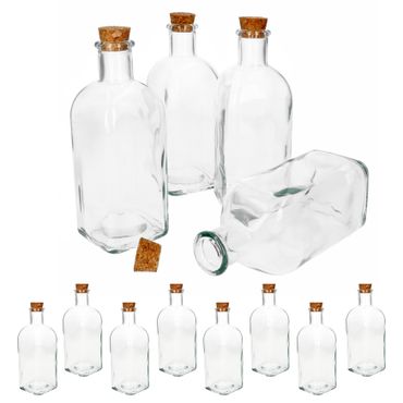 12er Set Vivalto Flasche 500ml Korkverschluss 79886_Bild_1