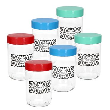 6er Set Aufbewahrungsglas Ida 660ml 24868_Bild_1
