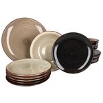 18tlg Teller-Set Grey für 6 Personen_Bild_1