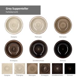 24327180-HIT-Grey-Suppenteller-Farbuebersicht-2024.jpg 18tlg Teller-Set Grey für 6 Personen_Bild_4